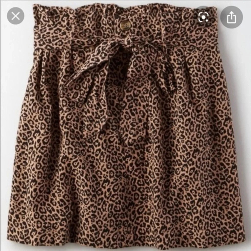 American Eagle Cheetah Print Skirt